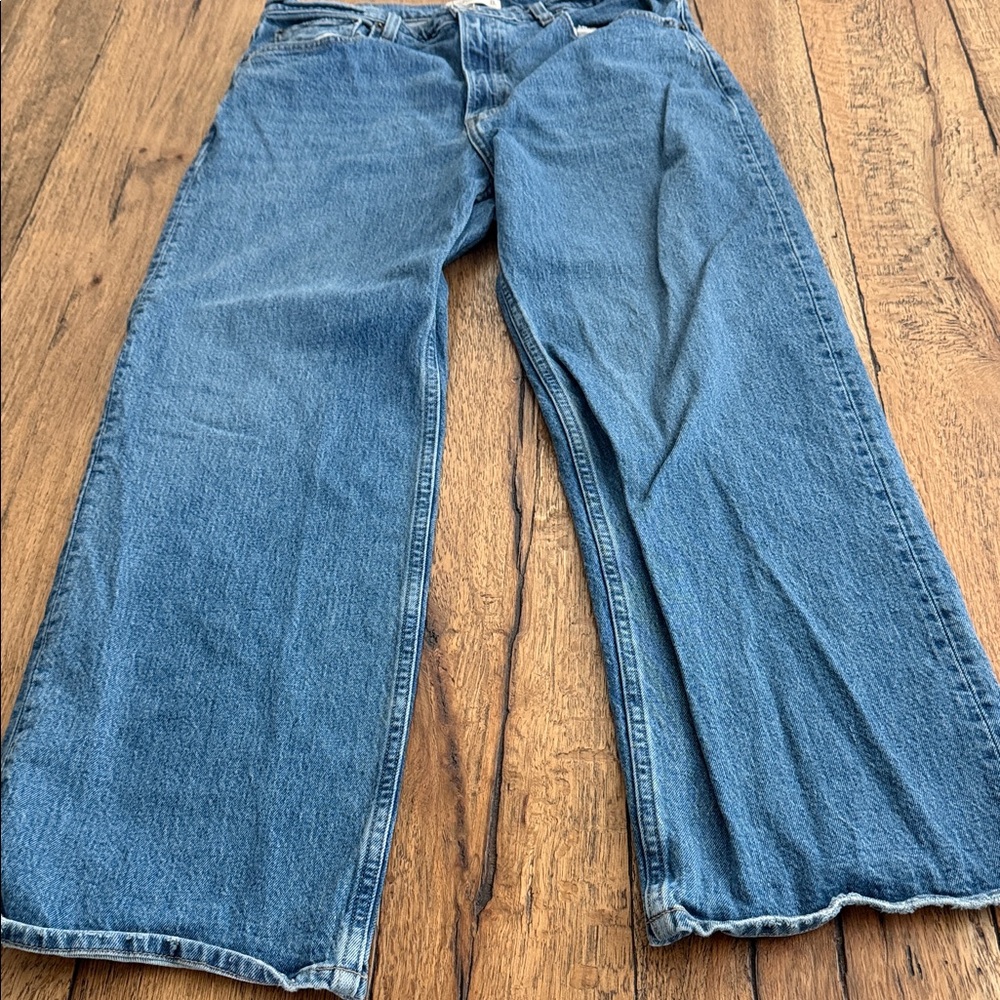 Abercrombie & Fitch Relaxed Fit Blue Jeans